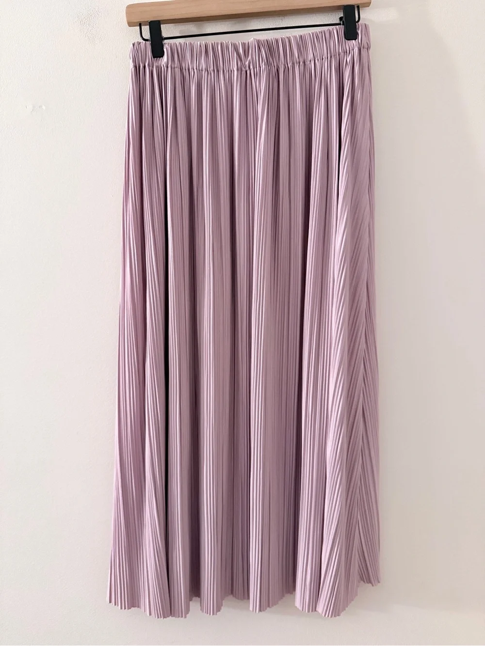 Samsoe Pleated Uma midi skirt Mauve Shadow size L large